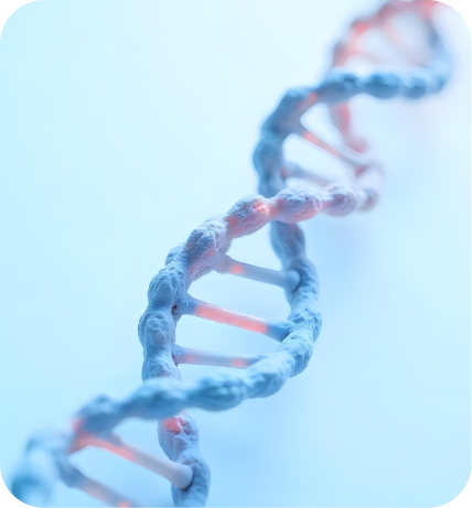 DNA helix and health tracking interface