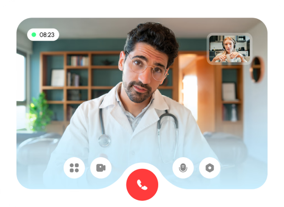 Video consultation interface